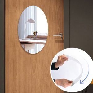 Adhesive Mirror | Oval Shape